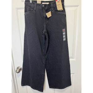 Women's Levi's '94 Baggy Wide Leg Black Jeans Size 27